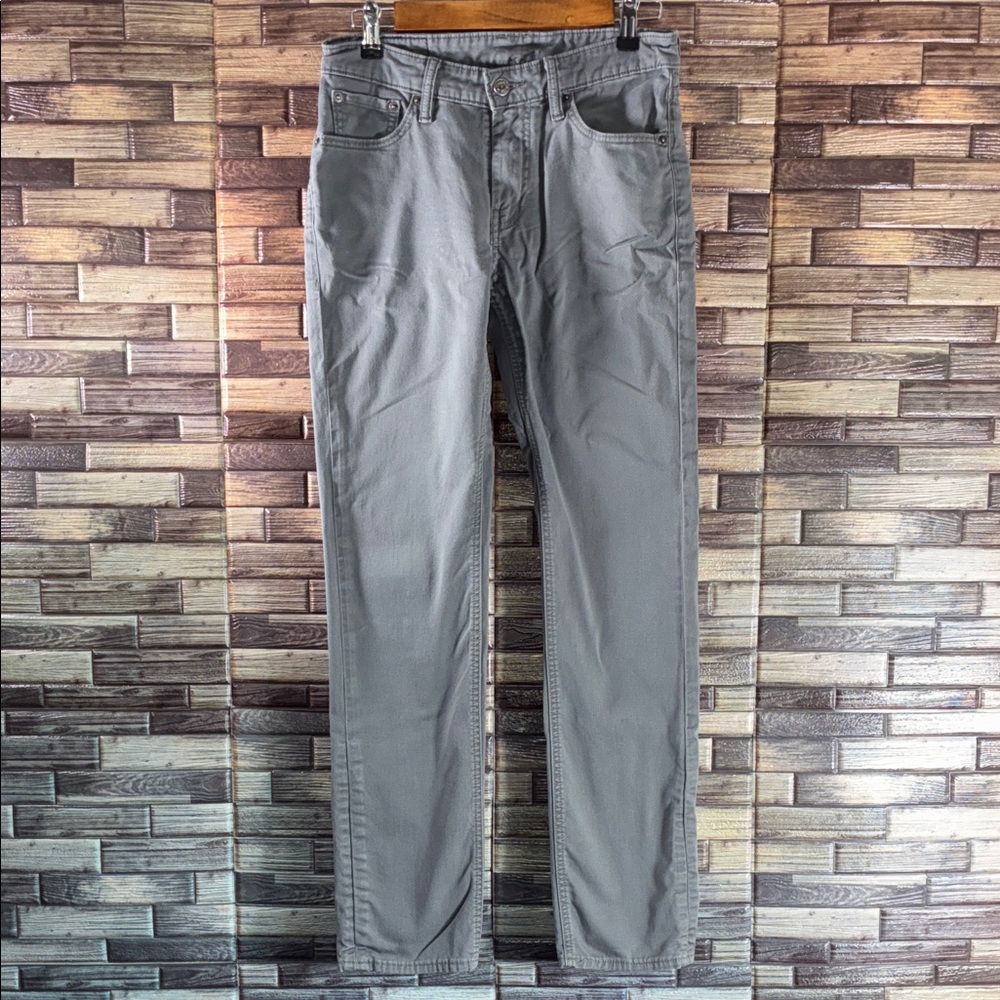 EUC Mens Levi's Gray 511 Slim Fit Jeans 30x32